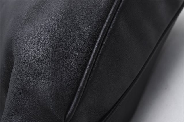 Authentic GUCCI Bamboo 2Way Shoulder Hand Bag Purse Leather Black Junk 2931E