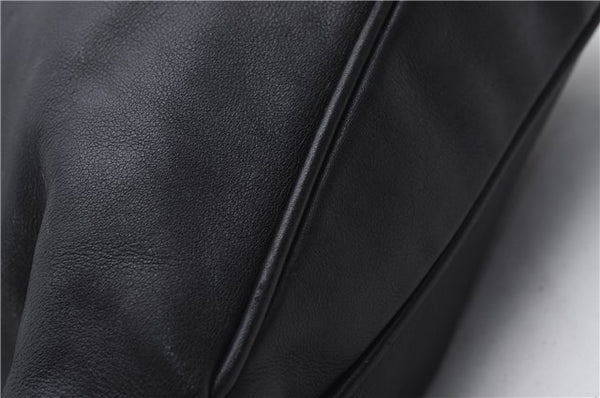 Authentic GUCCI Bamboo 2Way Shoulder Hand Bag Purse Leather Black Junk 2931E