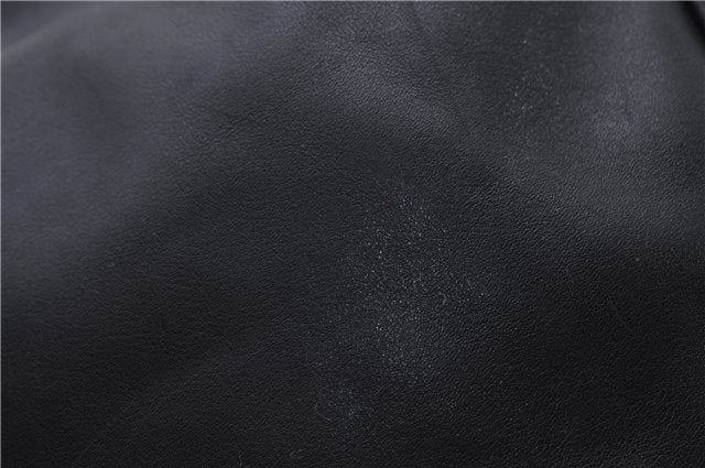 Authentic GUCCI Bamboo 2Way Shoulder Hand Bag Purse Leather Black Junk 2931E