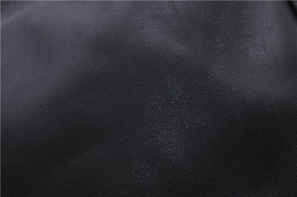 Authentic GUCCI Bamboo 2Way Shoulder Hand Bag Purse Leather Black Junk 2931E