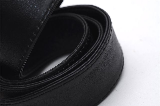 Authentic GUCCI Bamboo 2Way Shoulder Hand Bag Purse Leather Black Junk 2931E