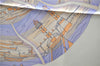 Authentic HERMES Carre 90 Scarf "COMPAGNONS DE MER" Silk Orange 2932D