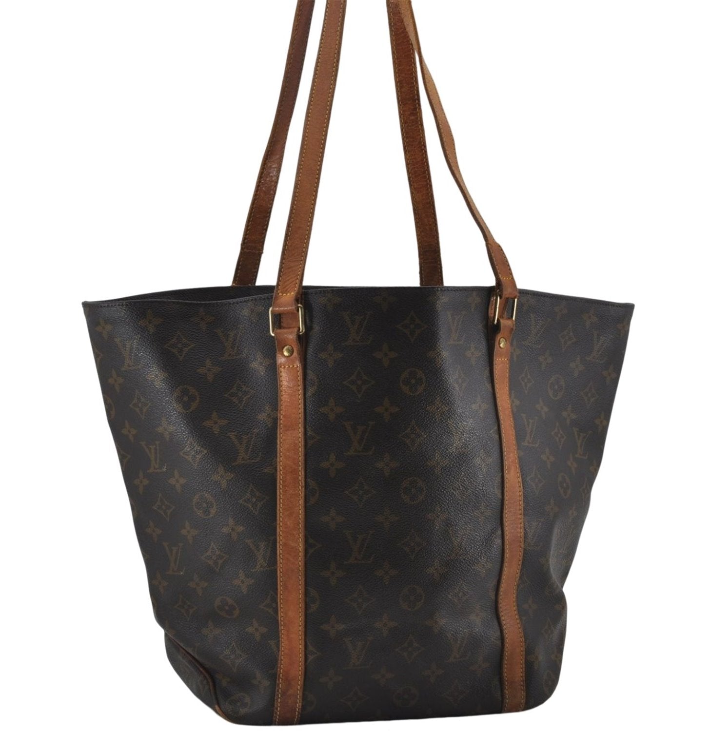 Authentic Louis Vuitton Monogram Sac Shopping PM Tote Bag M51108 LV 2932E