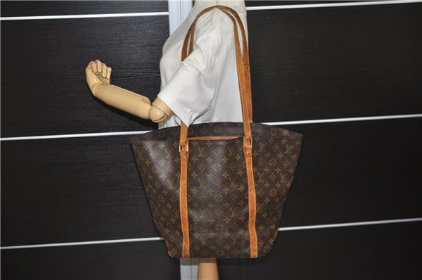 Authentic Louis Vuitton Monogram Sac Shopping PM Tote Bag M51108 LV 2932E