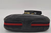 Authentic GUCCI Sherry Line Vintage Shoulder Bag Purse Leather Navy Blue 2932I