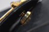 Authentic GUCCI Sherry Line Vintage Shoulder Bag Purse Leather Navy Blue 2932I