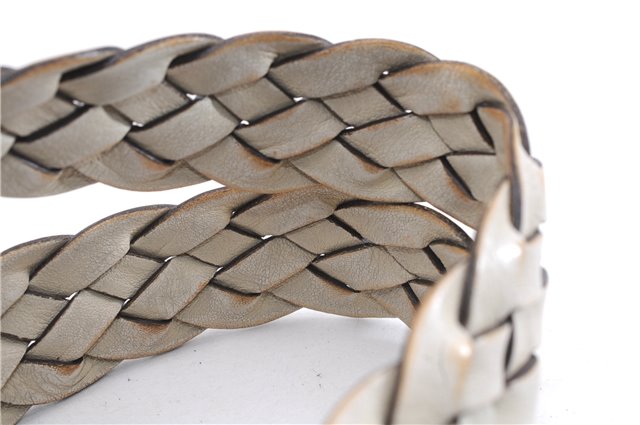 Authentic GUCCI Shoulder Tote Bag GG Canvas Leather 162900 Brown White 2933E