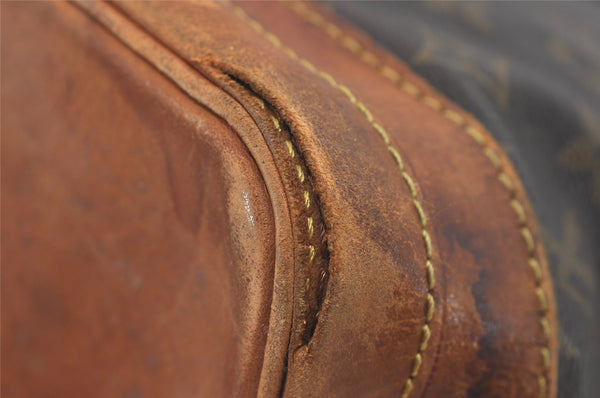 Authentic Louis Vuitton Monogram Noe Shoulder Drawstring Bag M42224 LV 2933I