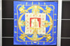 Authentic HERMES Carre 90 Scarf "HOMMAGE A CHARLES GARNIER" Silk Blue 2935D