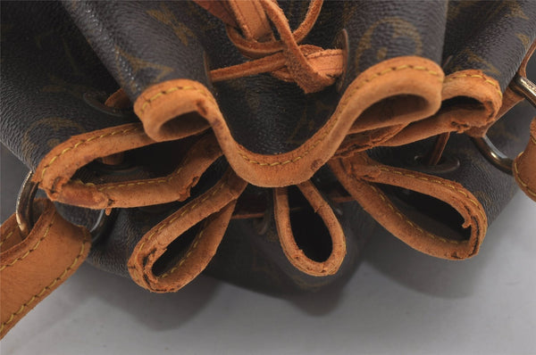 Authentic Louis Vuitton Monogram Noe Shoulder Drawstring Bag M42224 LV 2935I