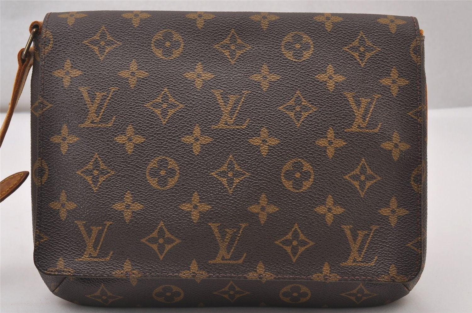 Authentic Louis Vuitton Monogram Musette Tango Shoulder Bag M51257 LV Junk 2936I