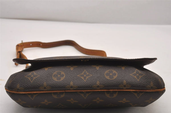 Authentic Louis Vuitton Monogram Musette Tango Shoulder Bag M51257 LV Junk 2936I