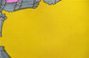 Authentic HERMES Carre 90 Scarf "LE SACRE du PRINTEMPS" Silk Yellow 2937D