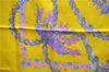 Authentic HERMES Carre 90 Scarf "LE SACRE du PRINTEMPS" Silk Yellow 2937D