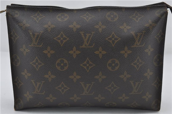 Auth Louis Vuitton Monogram Poche Toilette 26 Cosmetics Pouch M47542 LV 2938E