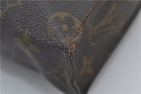 Auth Louis Vuitton Monogram Poche Toilette 26 Cosmetics Pouch M47542 LV 2938E