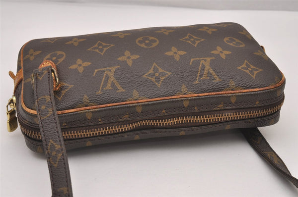 Auth Louis Vuitton Monogram Marly Bandouliere Shoulder Cross Bag M51828 LV 2938I