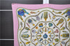 Authentic HERMES Pleats Scarf "Qu' importe le flacon" Silk Pink Box 2939D