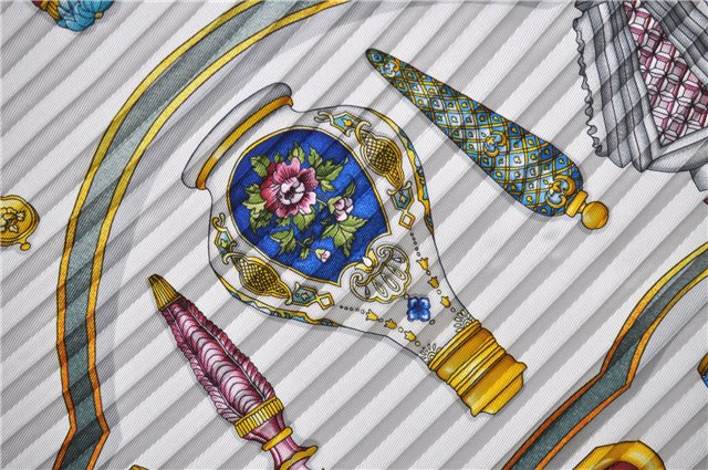 Authentic HERMES Pleats Scarf 