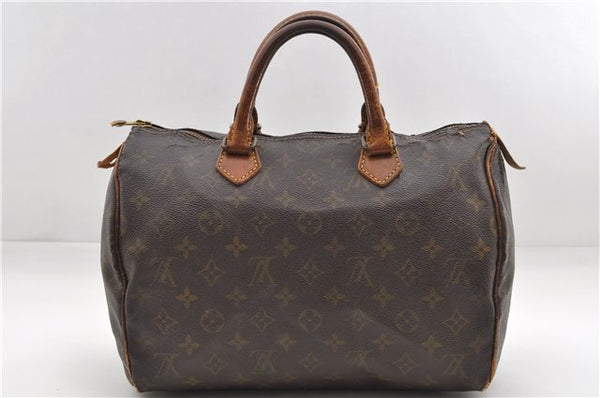 Authentic Louis Vuitton Monogram Speedy 30 Hand Boston Bag Old Model LV 2939E