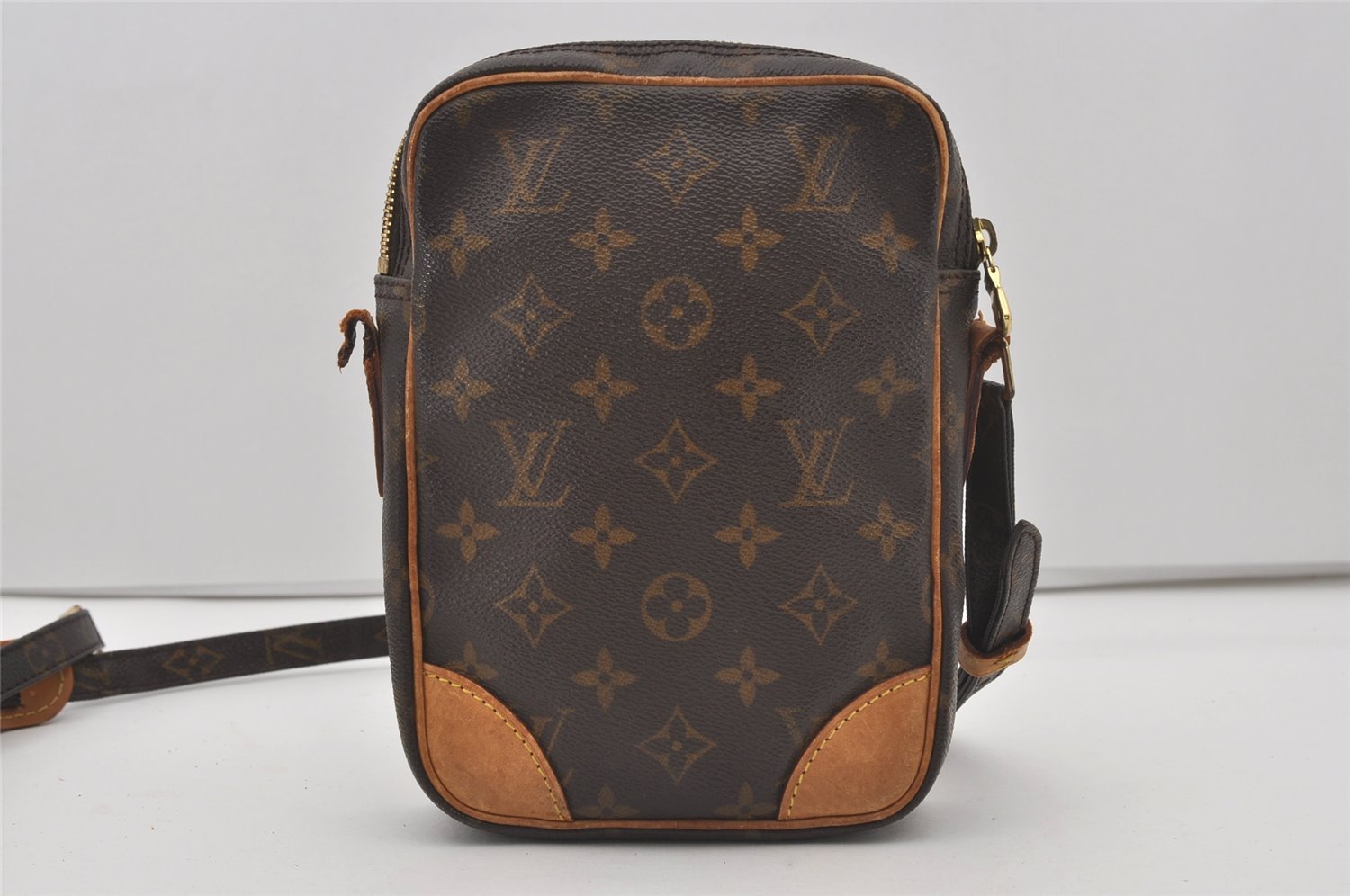 Authentic Louis Vuitton Monogram Danube Shoulder Crossbody Bag M45266 Junk 2939I