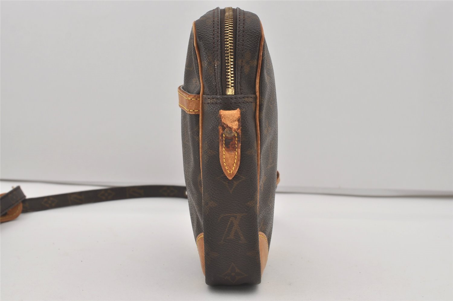 Authentic Louis Vuitton Monogram Danube Shoulder Crossbody Bag M45266 Junk 2939I