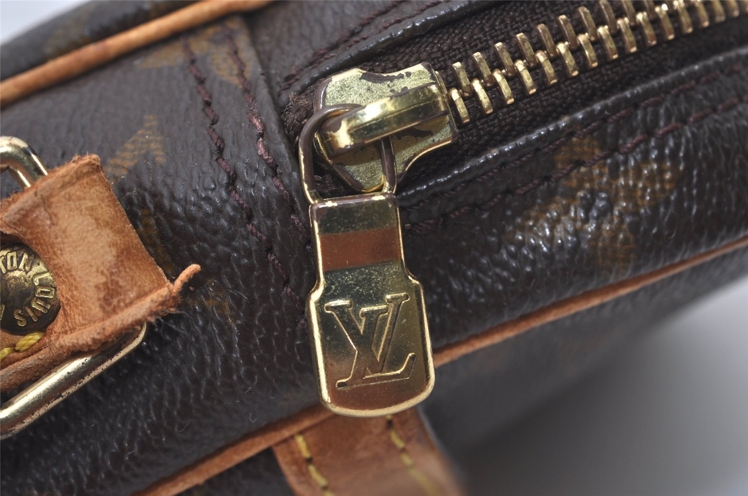 Authentic Louis Vuitton Monogram Danube Shoulder Crossbody Bag M45266 Junk 2939I