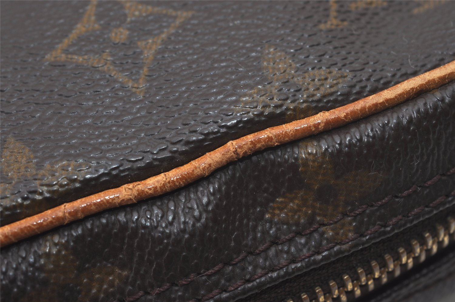 Authentic Louis Vuitton Monogram Danube Shoulder Crossbody Bag M45266 Junk 2939I