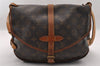 Authentic Louis Vuitton Monogram Saumur 30 Shoulder Cross Bag M42256 LV 2941I
