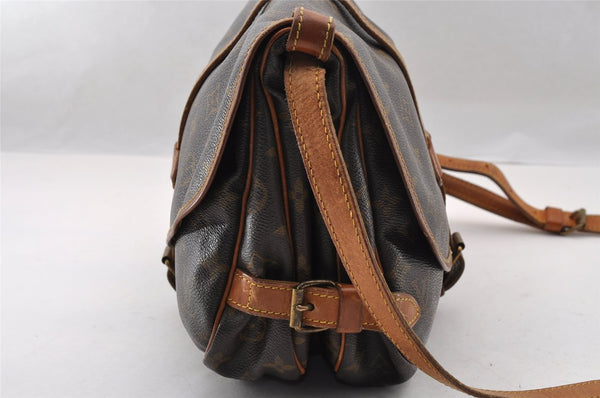 Authentic Louis Vuitton Monogram Saumur 30 Shoulder Cross Bag M42256 LV 2941I