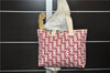 Authentic GUCCI Vintage Shoulder Tote Bag Canvas Leather Bordeaux Ivory 2942E
