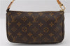 Authentic Louis Vuitton Monogram Pochette Accessoires Pouch M51980 LV 2942F