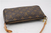 Authentic Louis Vuitton Monogram Pochette Accessoires Pouch M51980 LV 2942F