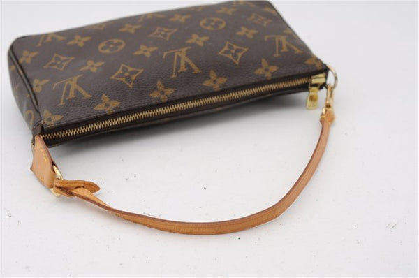 Authentic Louis Vuitton Monogram Pochette Accessoires Pouch M51980 LV 2942F