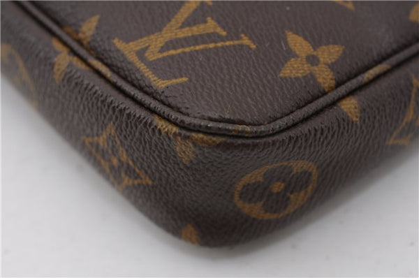 Authentic Louis Vuitton Monogram Pochette Accessoires Pouch M51980 LV 2942F