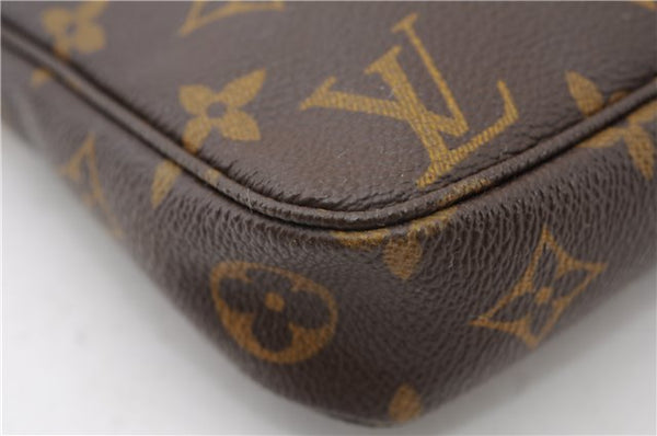 Authentic Louis Vuitton Monogram Pochette Accessoires Pouch M51980 LV 2942F