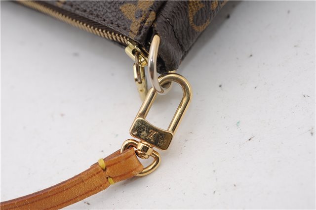 Authentic Louis Vuitton Monogram Pochette Accessoires Pouch M51980 LV 2942F