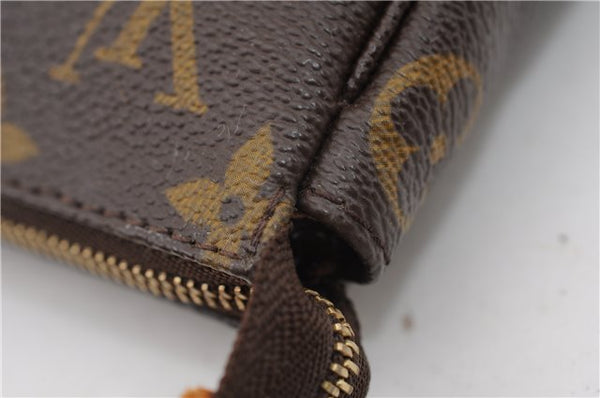 Authentic Louis Vuitton Monogram Pochette Accessoires Pouch M51980 LV 2942F