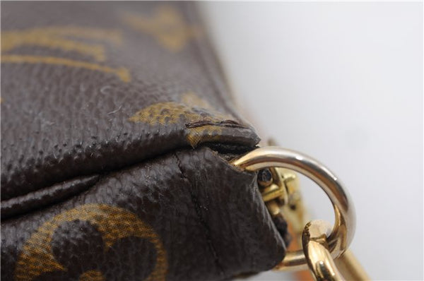 Authentic Louis Vuitton Monogram Pochette Accessoires Pouch M51980 LV 2942F