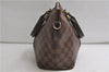 Authentic Louis Vuitton Damier Sienna PM 2Way Shoulder Hand Bag N41545 LV 2944E