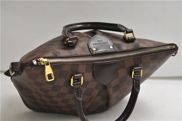Authentic Louis Vuitton Damier Sienna PM 2Way Shoulder Hand Bag N41545 LV 2944E