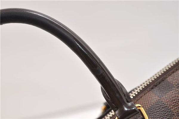 Authentic Louis Vuitton Damier Sienna PM 2Way Shoulder Hand Bag N41545 LV 2944E