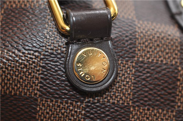 Authentic Louis Vuitton Damier Sienna PM 2Way Shoulder Hand Bag N41545 LV 2944E