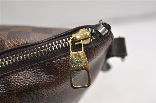 Authentic Louis Vuitton Damier Sienna PM 2Way Shoulder Hand Bag N41545 LV 2944E
