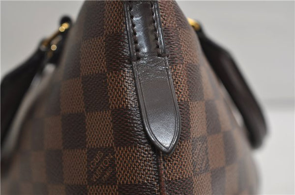 Authentic Louis Vuitton Damier Sienna PM 2Way Shoulder Hand Bag N41545 LV 2944E