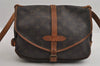 Authentic Louis Vuitton Monogram Saumur 30 Shoulder Cross Bag M42256 LV 2944I