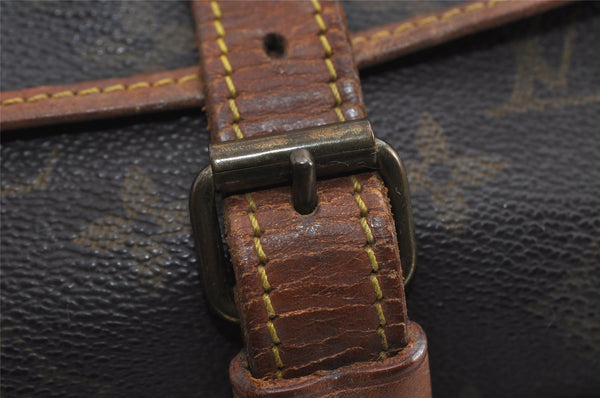 Authentic Louis Vuitton Monogram Saumur 30 Shoulder Cross Bag M42256 LV 2944I