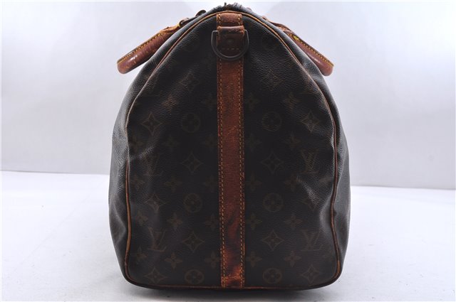 Authentic Louis Vuitton Monogram Keepall Bandouliere 50 M41416 Boston Bag 2945E