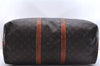 Authentic Louis Vuitton Monogram Keepall Bandouliere 50 M41416 Boston Bag 2945E