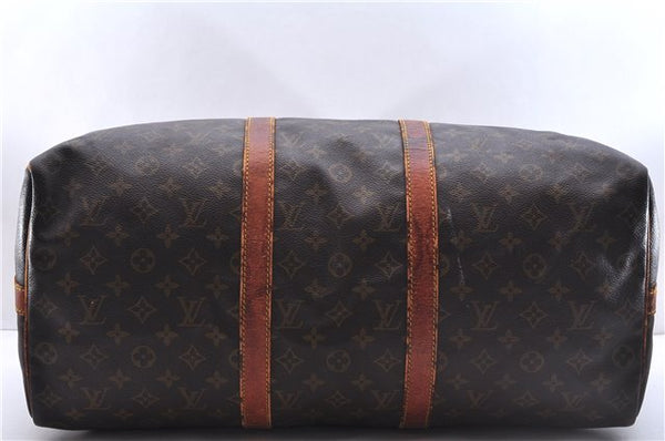 Authentic Louis Vuitton Monogram Keepall Bandouliere 50 M41416 Boston Bag 2945E